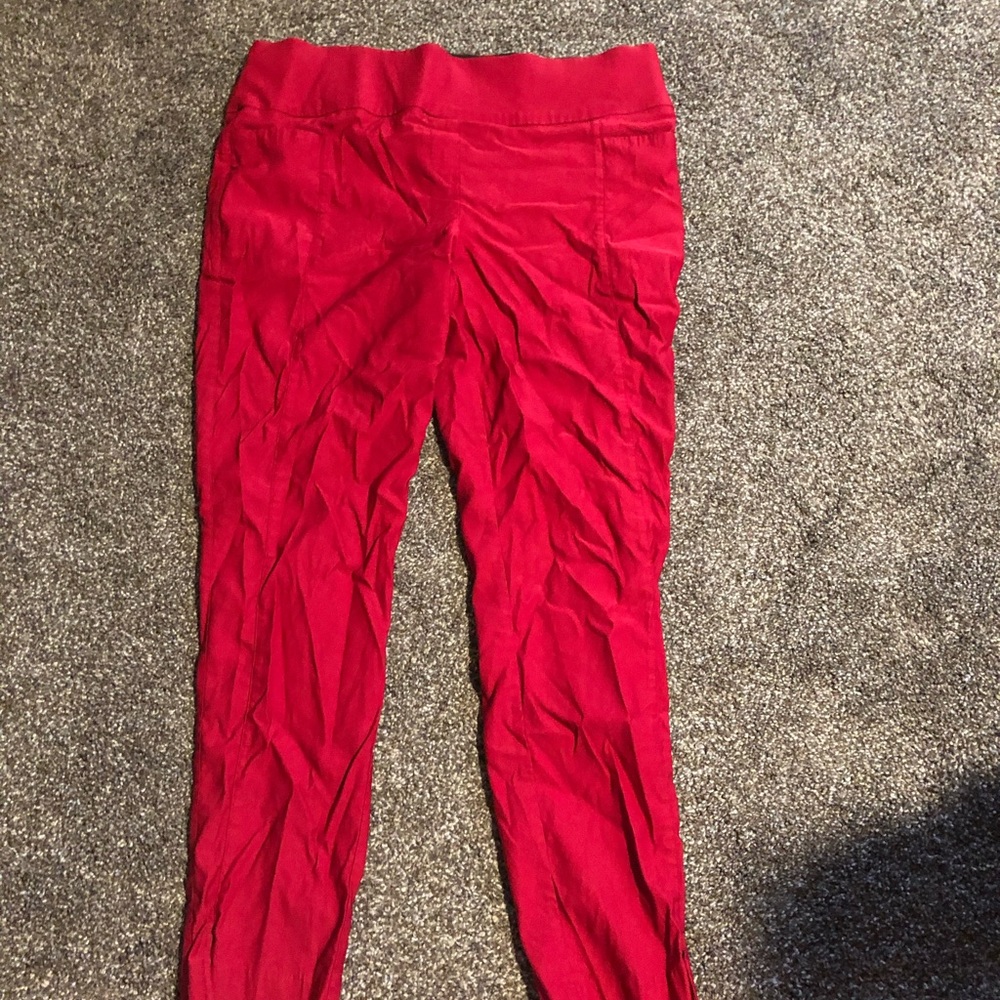$18 NWOT APT 9 XL Tall skinny ankle pants-red